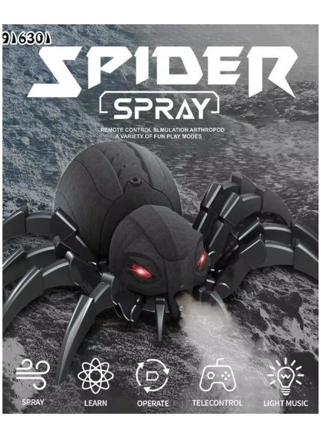 DAT 2.4GHz Remote Control Spider Spray Toy with Mist Smoke Effects, 3 Spray Modes, Sound & Music, Demo Modes, RC Forward/Backward - Image 5